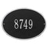 Hawthorne Oval Standard Wall Address Plaque