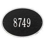 Hawthorne Oval Standard Wall Address Plaque