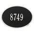 Hawthorne Oval Standard Wall Address Plaque