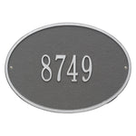 Hawthorne Oval Standard Wall Address Plaque