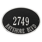 Hawthorne Oval Standard Wall Address Plaque