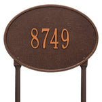Hawthorne Oval Standard Lawn Address Plaque