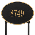 Hawthorne Oval Standard Lawn Address Plaque