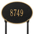Hawthorne Oval Standard Lawn Address Plaque