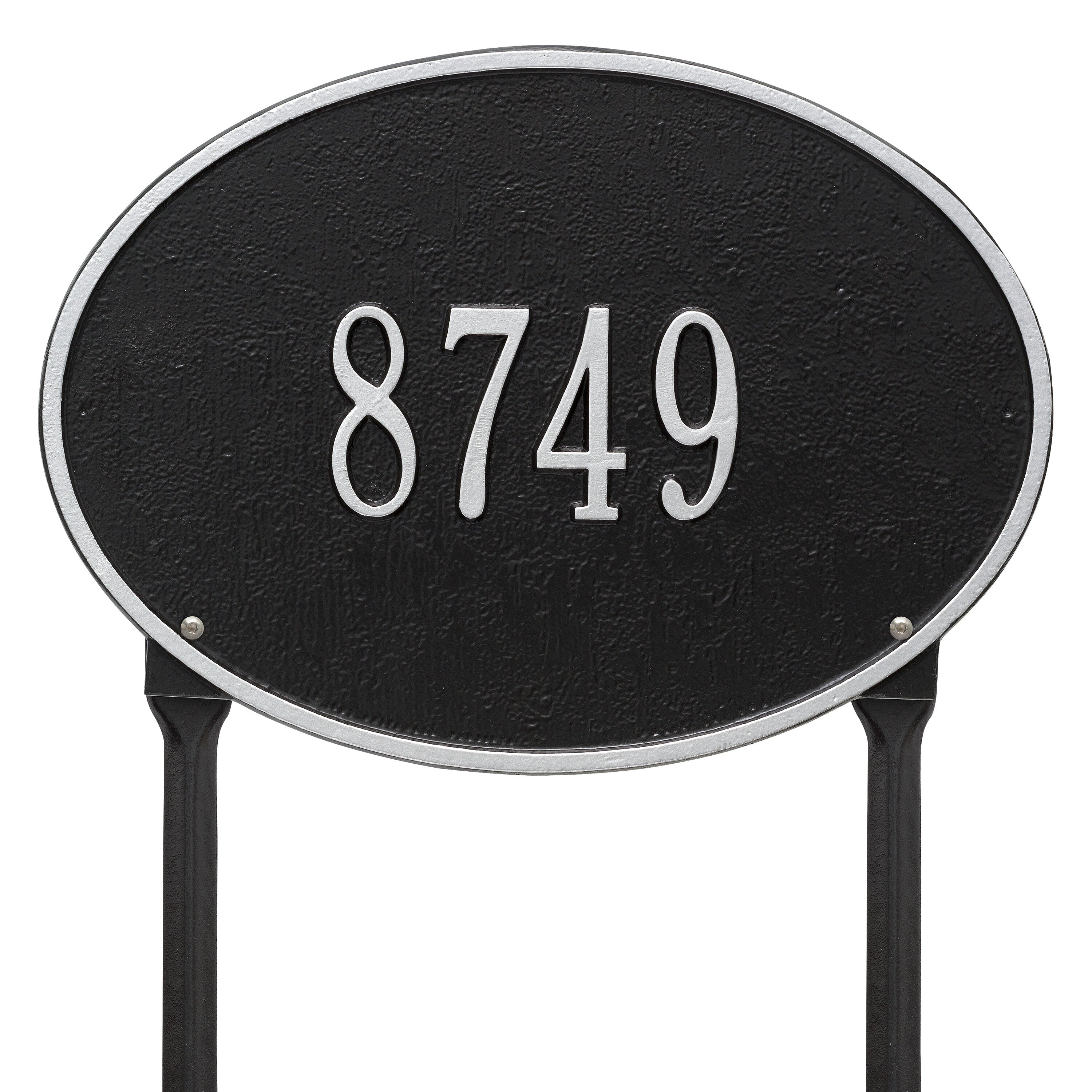 Hawthorne Oval Standard Lawn Address Plaque