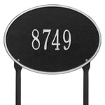Hawthorne Oval Standard Lawn Address Plaque