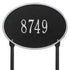 Hawthorne Oval Standard Lawn Address Plaque