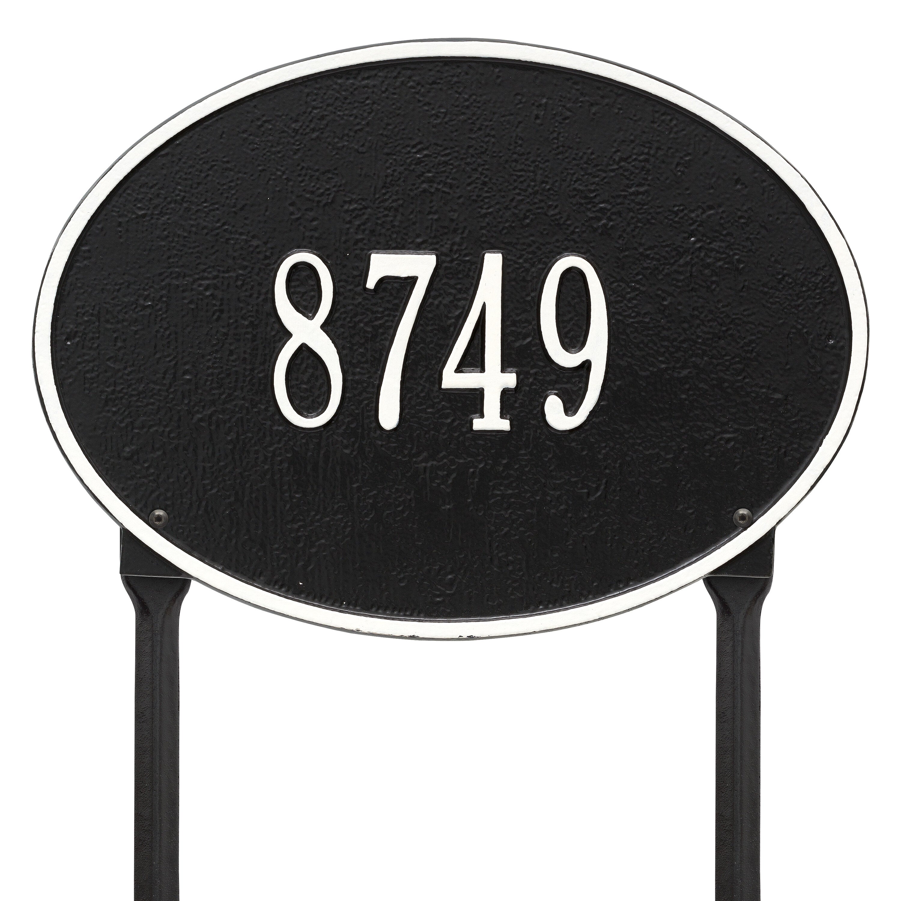 Hawthorne Oval Standard Lawn Address Plaque