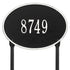 Hawthorne Oval Standard Lawn Address Plaque