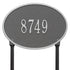 Hawthorne Oval Standard Lawn Address Plaque