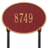 Hawthorne Oval Standard Lawn Address Plaque