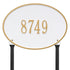 Hawthorne Oval Standard Lawn Address Plaque