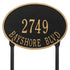 Hawthorne Oval Standard Lawn Address Plaque