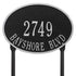Hawthorne Oval Standard Lawn Address Plaque