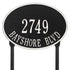 Hawthorne Oval Standard Lawn Address Plaque
