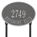Hawthorne Oval Standard Lawn Address Plaque