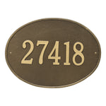 Hawthorne Oval Estate Wall Address Plaque