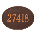 Hawthorne Oval Estate Wall Address Plaque
