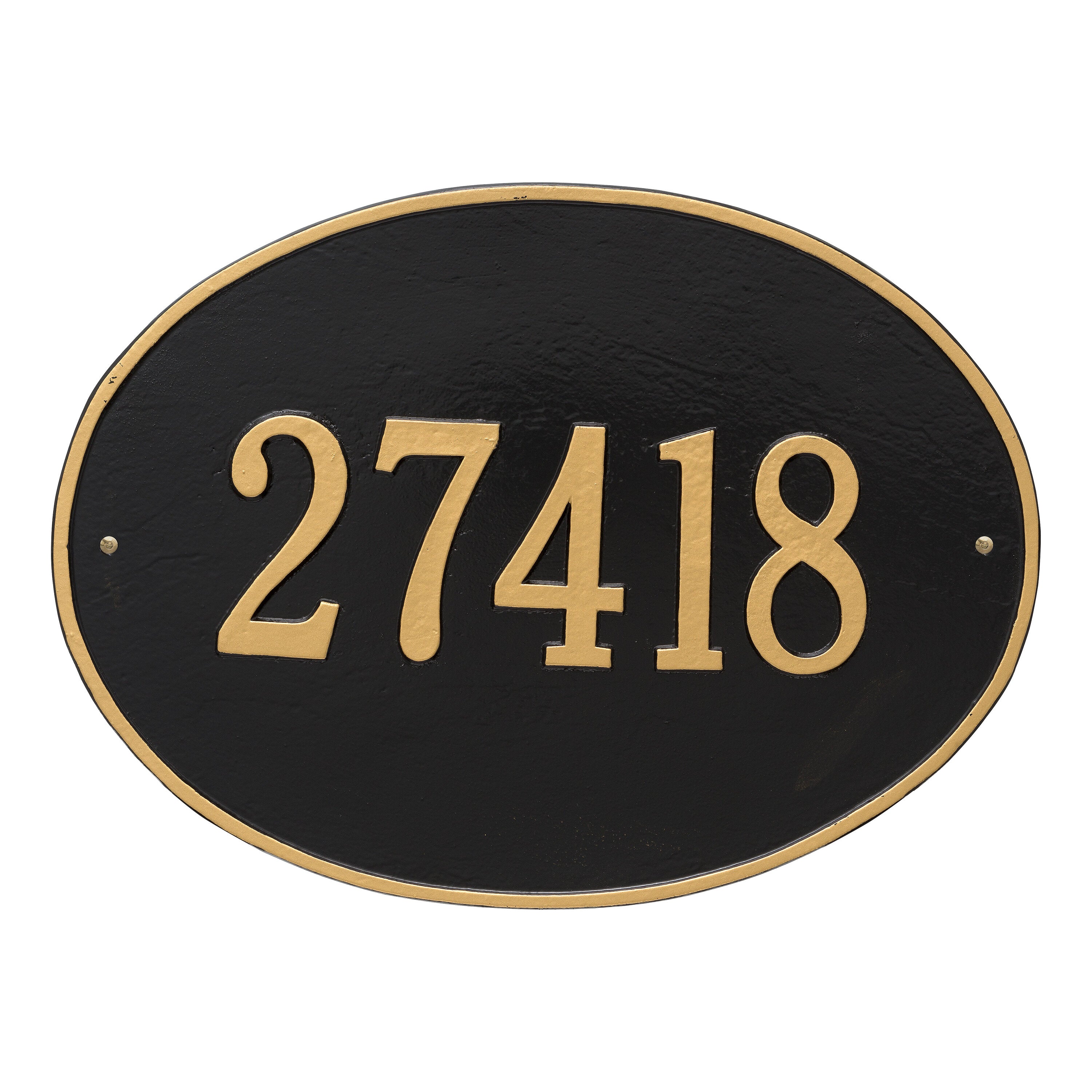 Hawthorne Oval Estate Wall Address Plaque