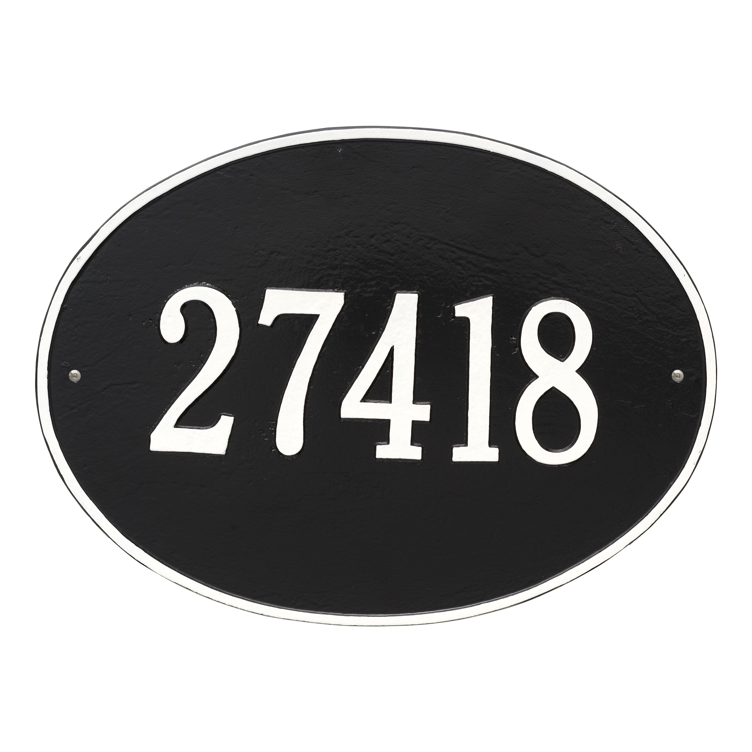 Hawthorne Oval Estate Wall Address Plaque