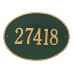 Hawthorne Oval Estate Wall Address Plaque