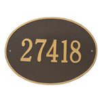 Hawthorne Oval Estate Wall Address Plaque