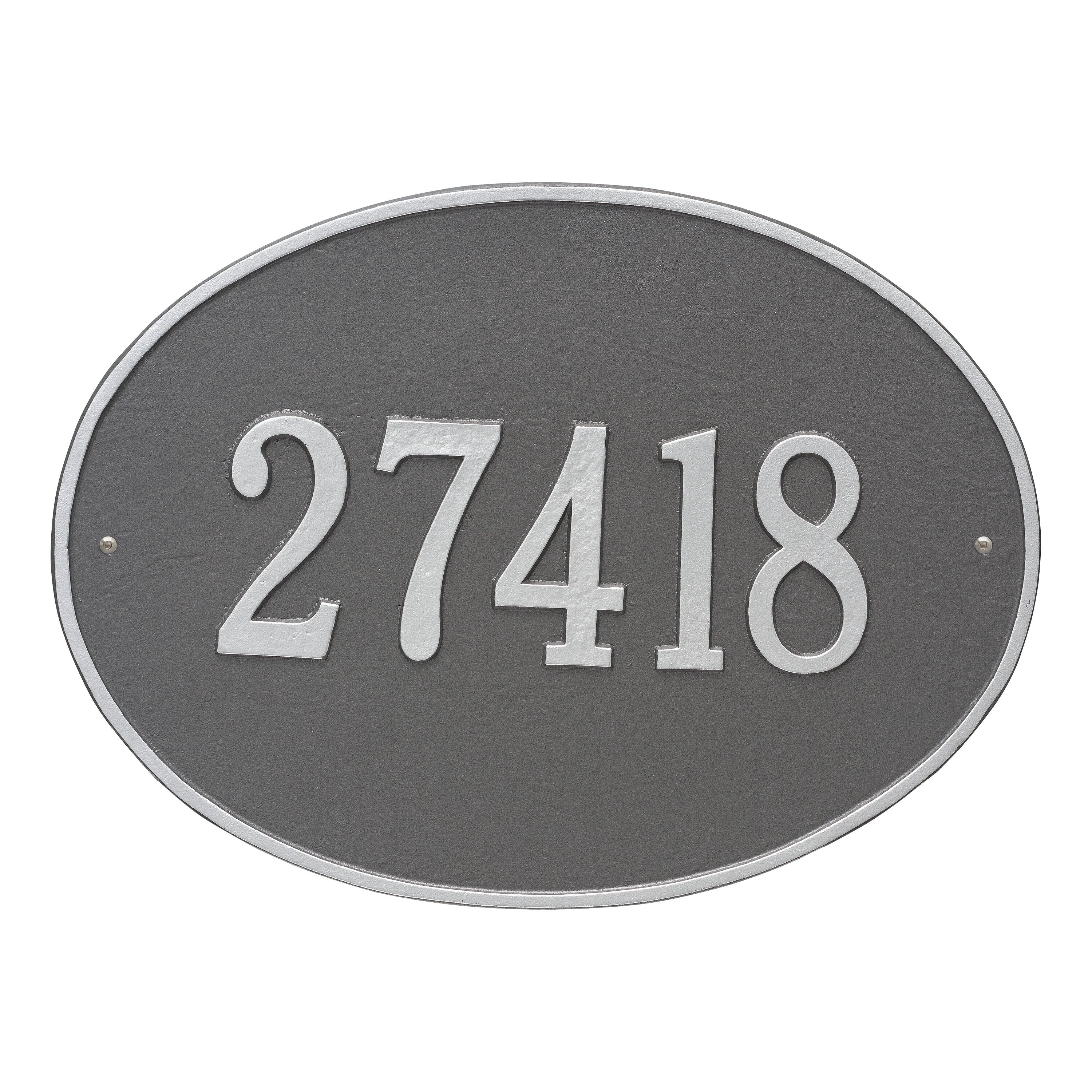 Hawthorne Oval Estate Wall Address Plaque