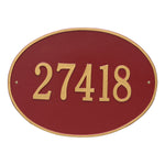 Hawthorne Oval Estate Wall Address Plaque