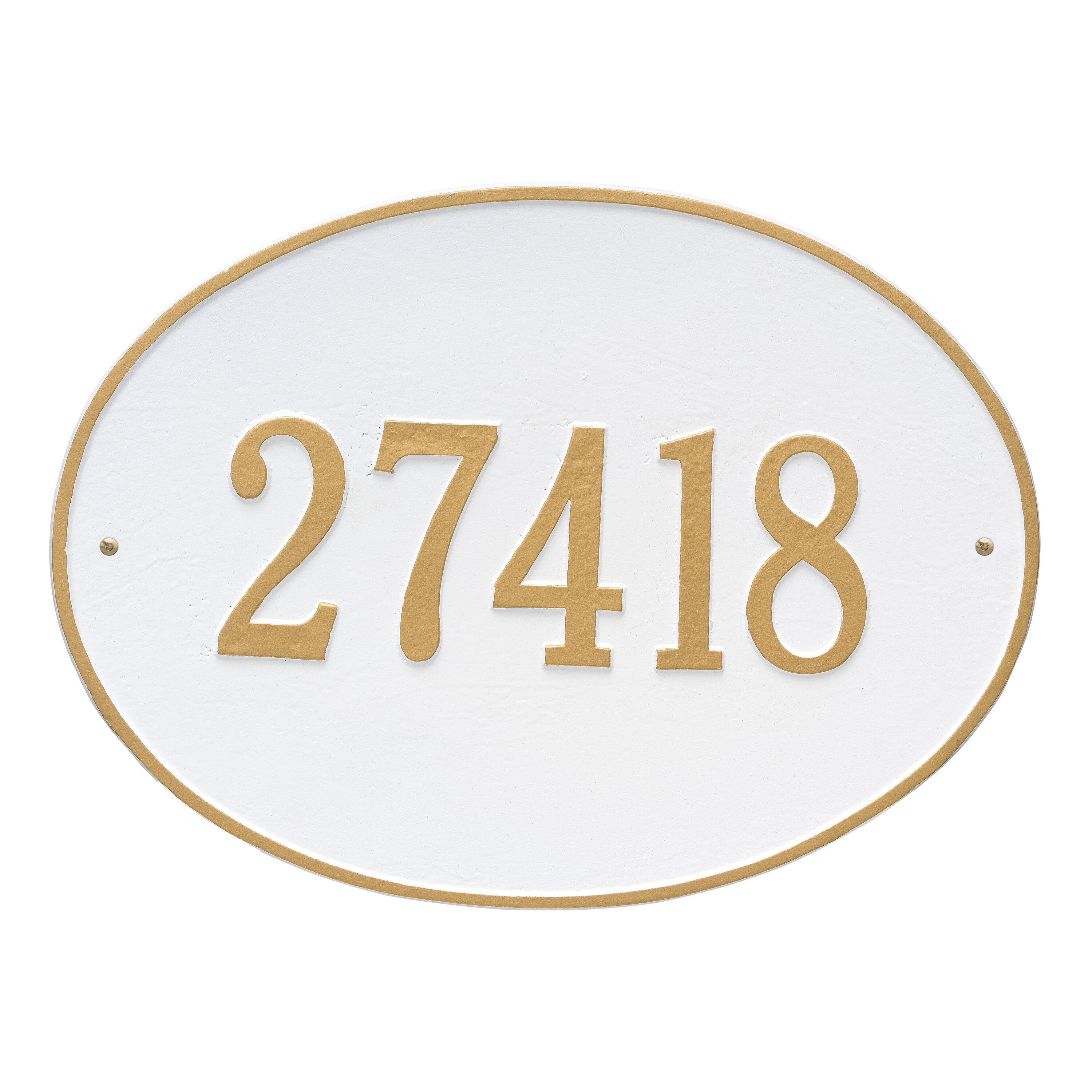 Hawthorne Oval Estate Wall Address Plaque