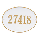 Hawthorne Oval Estate Wall Address Plaque