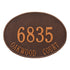 Hawthorne Oval Estate Wall Address Plaque