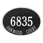 Hawthorne Oval Estate Wall Address Plaque