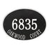 Hawthorne Oval Estate Wall Address Plaque