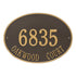 Hawthorne Oval Estate Wall Address Plaque
