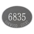 Hawthorne Oval Estate Wall Address Plaque