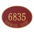 Hawthorne Oval Estate Wall Address Plaque