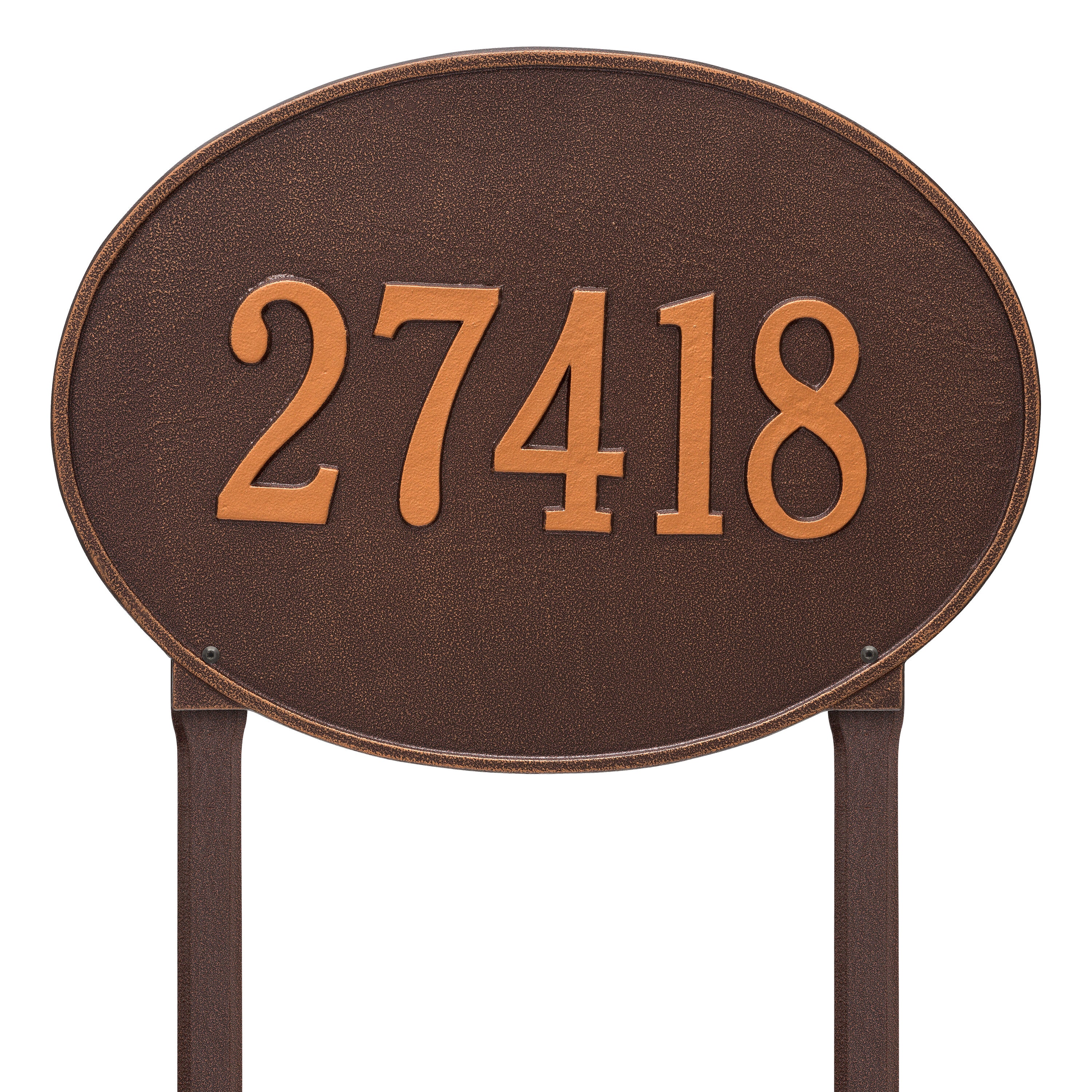 Hawthorne Estate Oval Lawn Address Plaque