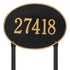 Hawthorne Estate Oval Lawn Address Plaque