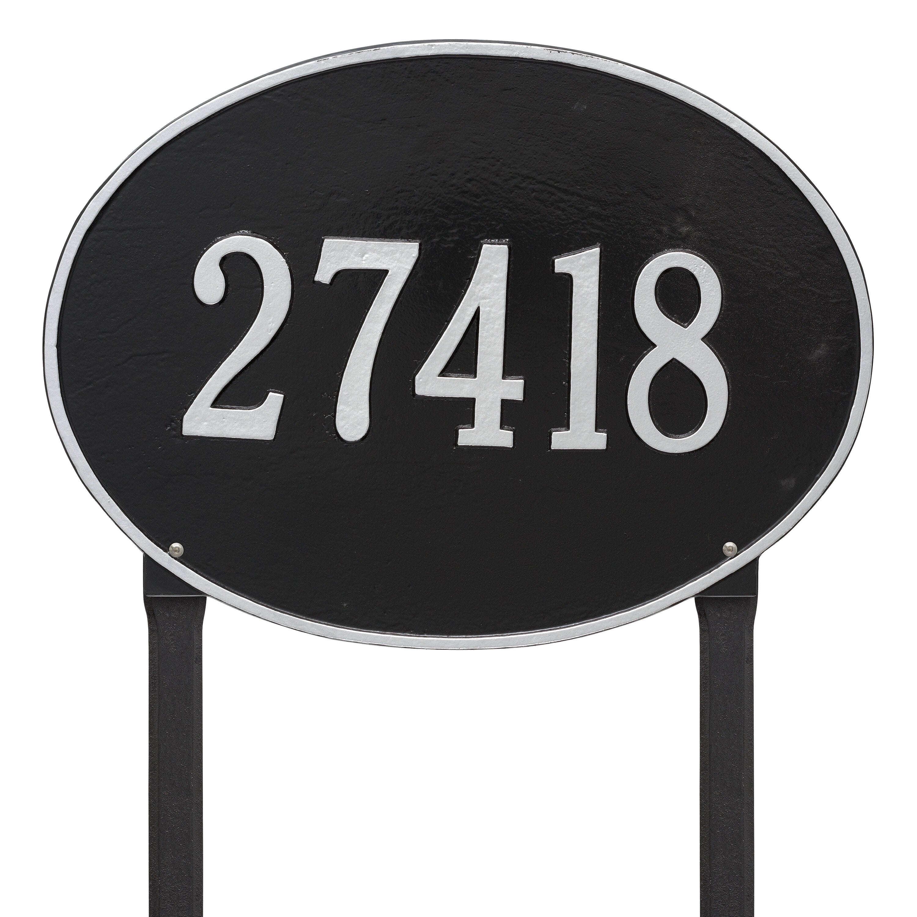Hawthorne Estate Oval Lawn Address Plaque