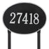 Hawthorne Estate Oval Lawn Address Plaque