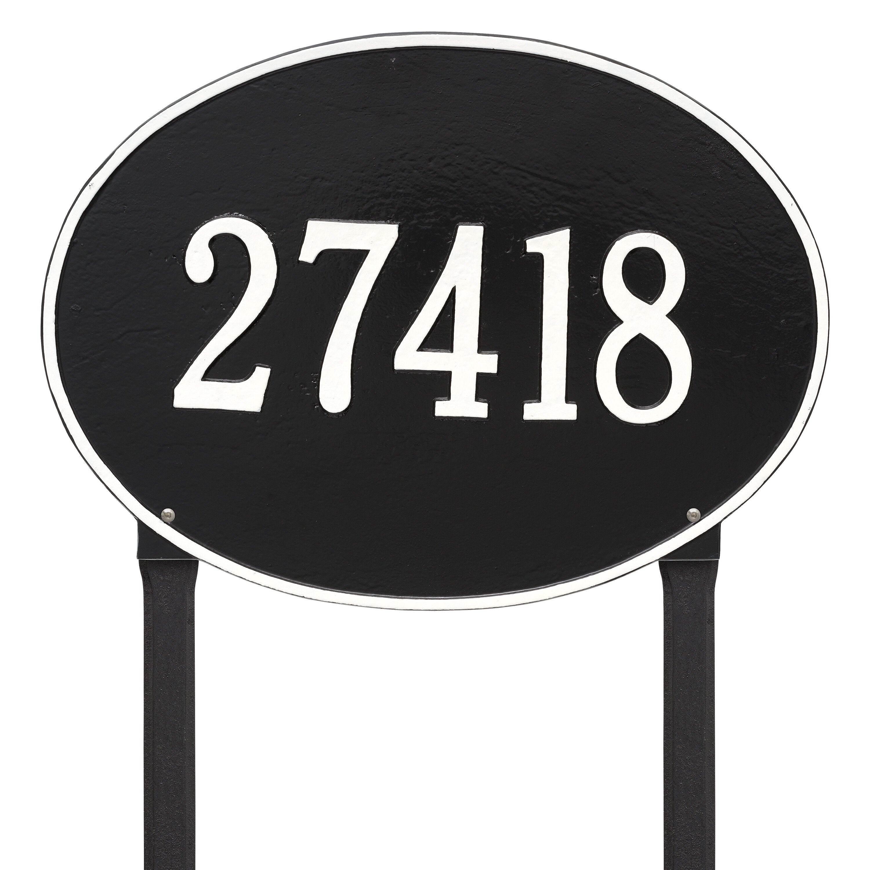 Hawthorne Estate Oval Lawn Address Plaque