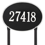 Hawthorne Estate Oval Lawn Address Plaque