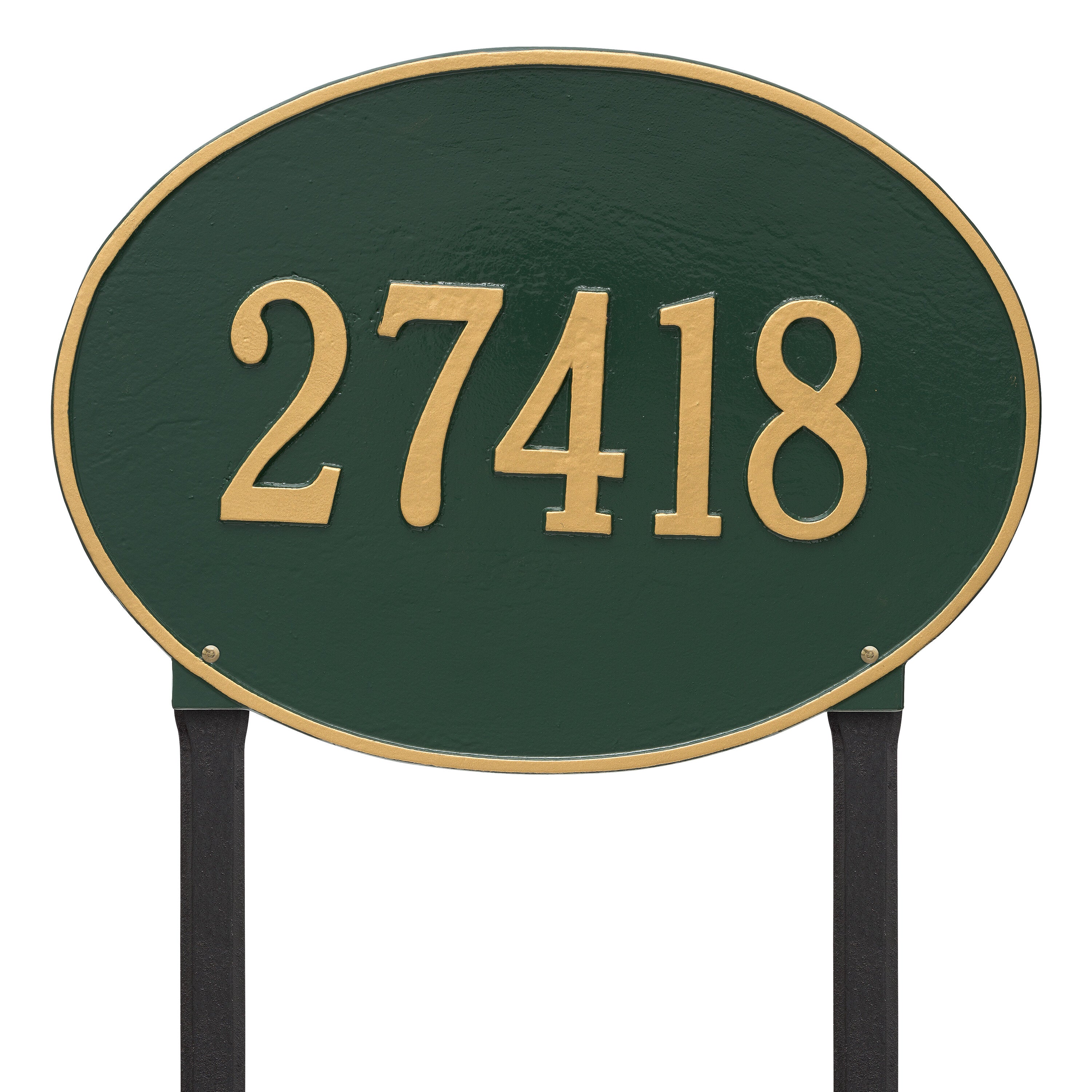 Hawthorne Estate Oval Lawn Address Plaque