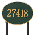 Hawthorne Estate Oval Lawn Address Plaque