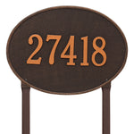 Hawthorne Estate Oval Lawn Address Plaque