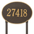 Hawthorne Estate Oval Lawn Address Plaque