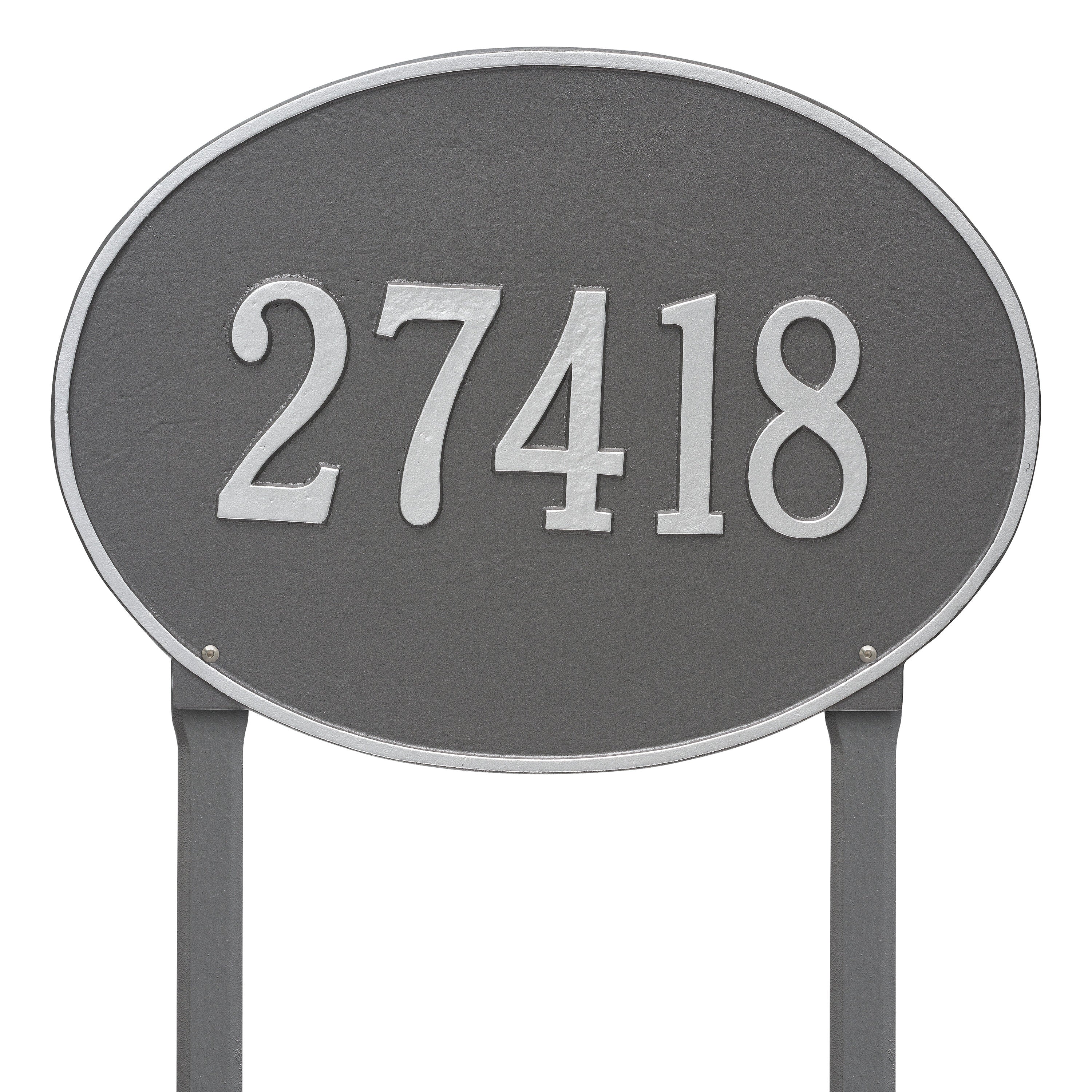 Hawthorne Estate Oval Lawn Address Plaque