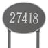 Hawthorne Estate Oval Lawn Address Plaque