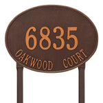 Hawthorne Estate Oval Lawn Address Plaque