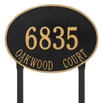 Hawthorne Estate Oval Lawn Address Plaque